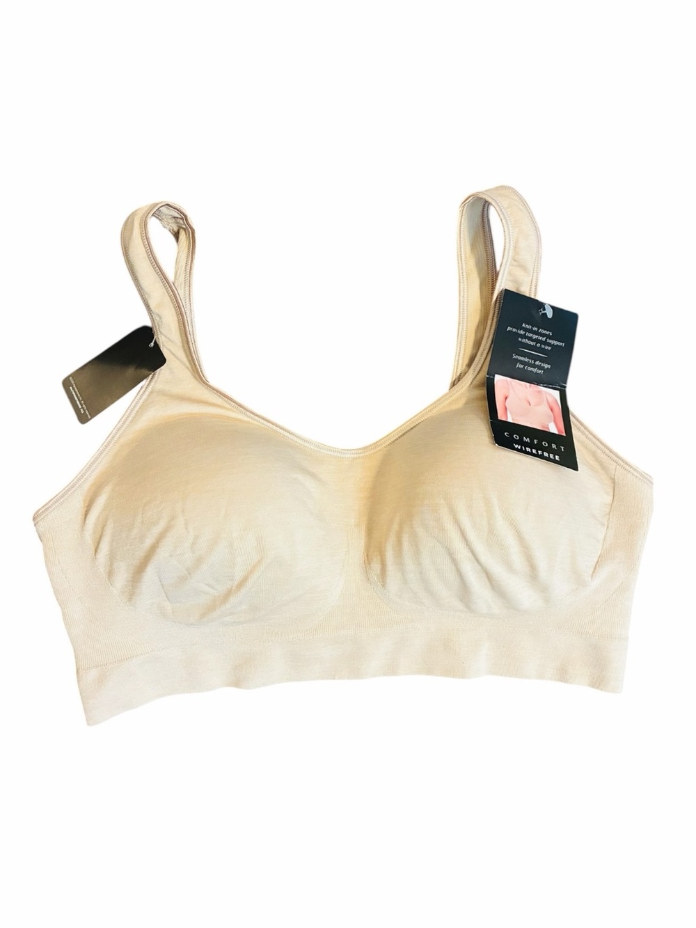 NEW Bali Comfort Revolution ComfortFlex Fit Wireless Bra Style DFB488 Women's XL